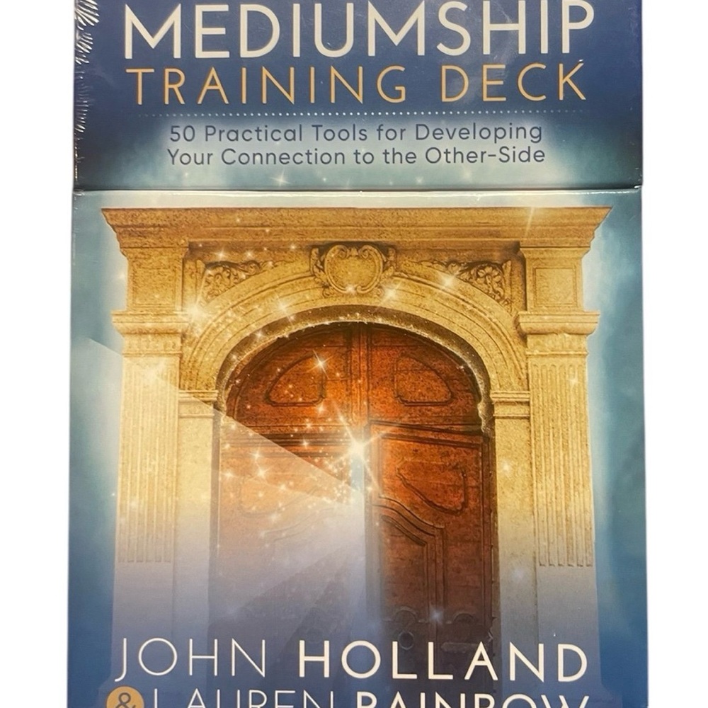 Mediumship Training Deck by John Holland & Lauren Rainbow - Blue and Gold